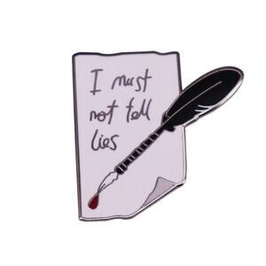 Harry Potter Hogwarts I Must Not Tell Lies Enamel Pins 178-1